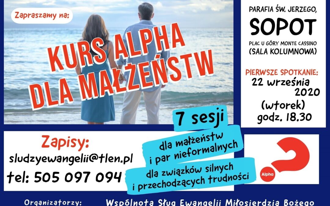 Kurs dla małżeństw – od 22.09.2020
