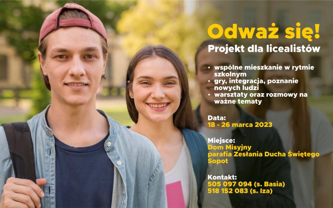 Projekt dla licealistów: 18 do 26 marca 2023