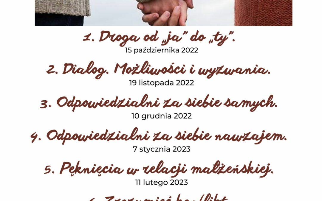 Warsztaty dla małżeństw – od 15.10.2022